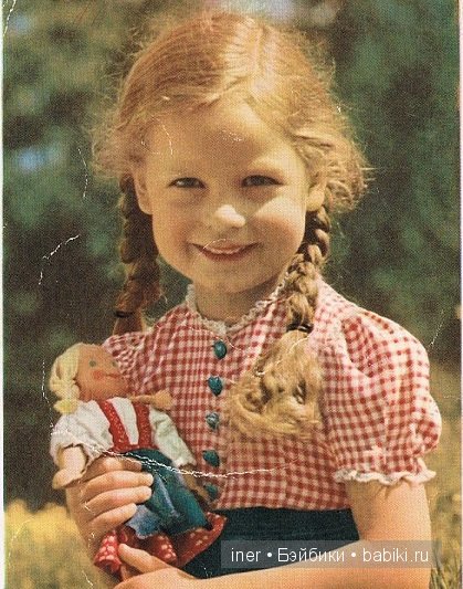 Сладкие детки и игрушки с немецких открыток 50-60-х годов