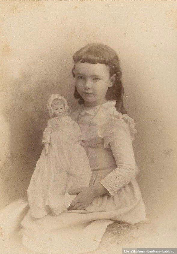 Моя коллекция. Антикварные младенцы. Малыш в длинном платье (фото 9)