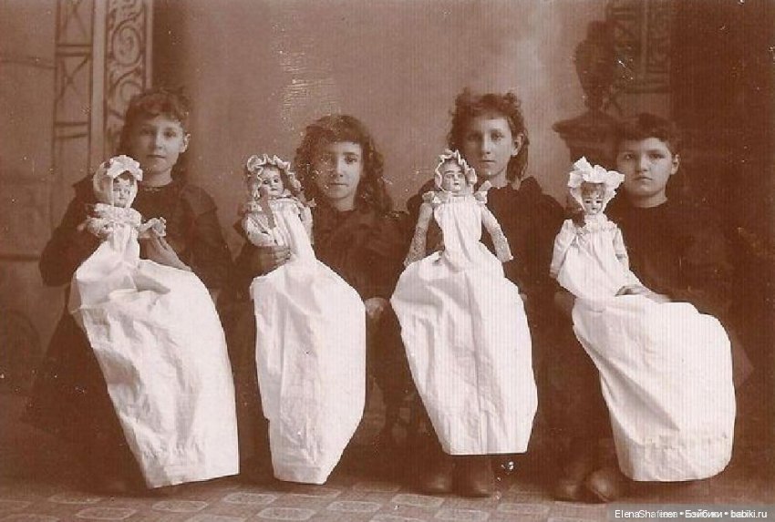 Моя коллекция. Антикварные младенцы. Малыш в длинном платье (фото 10)