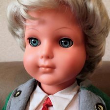 Очаровательный мальчик из Германии  60-70-х. 58 см.