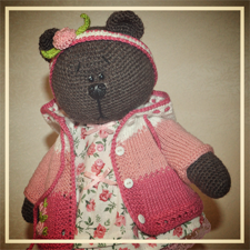 Знакомьтесь, Агата! Игрушка крючком