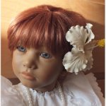 Белый гибискус... Новый образ для Янки от Annette Himstedt