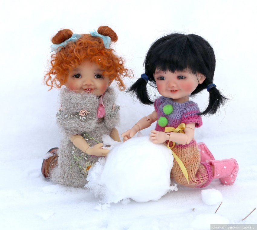 Преордер на Twinkles Giggi в цветах крем и санкиссед от Meadow dolls (фото 2)