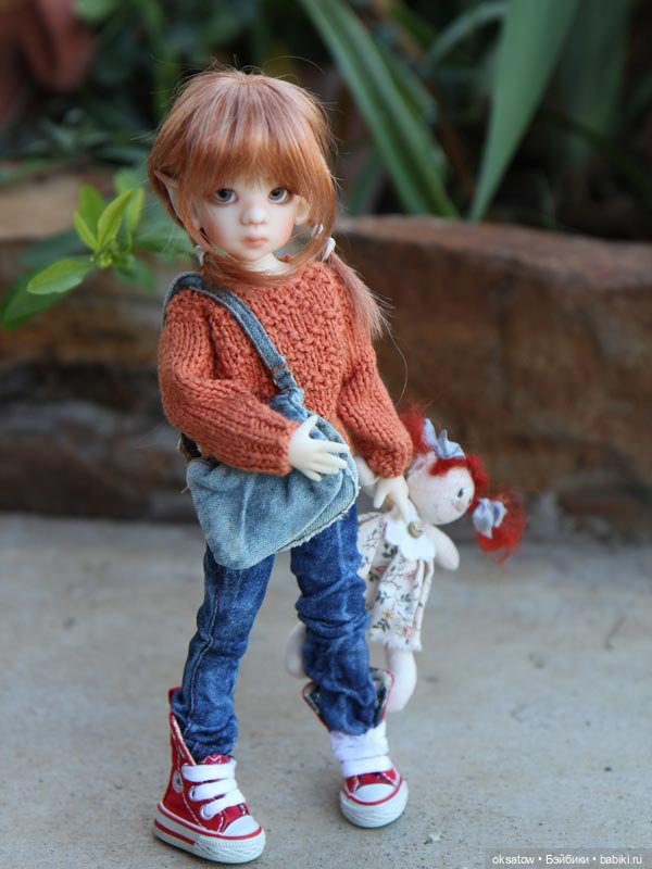 Преордер на тини Талиссу эльфа (Tiny Talyssa Elf) в файре от Kaye Wiggs (фото 5)