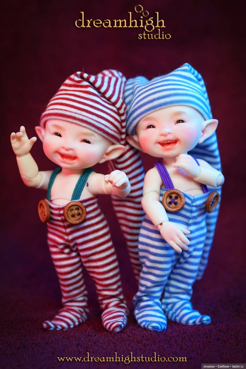 Ещё один преордер на малышей Mica & Gaby со сменными личиками от DreamHigh Studio