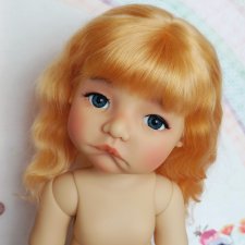 Парики на Moppets и др. кукол, размер 9-10