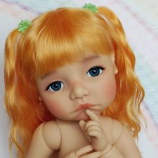 Парики на Moppets и др. кукол, размер 9-10