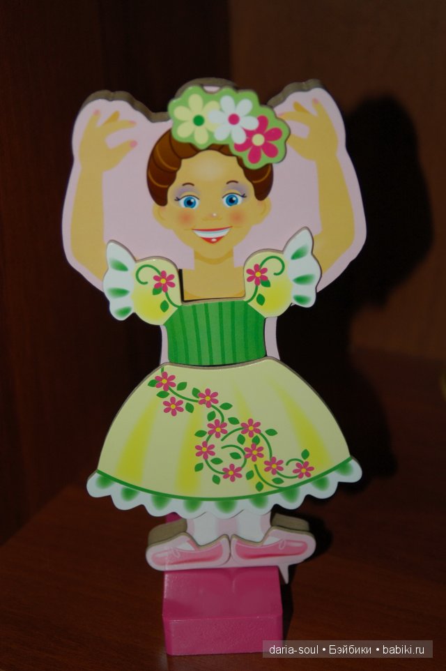 Как в детстве - куклы из дерева (фото 6)