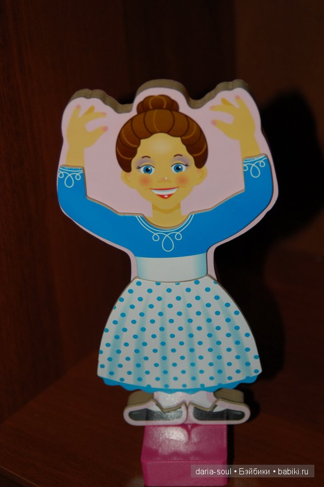 Как в детстве - куклы из дерева (фото 8)