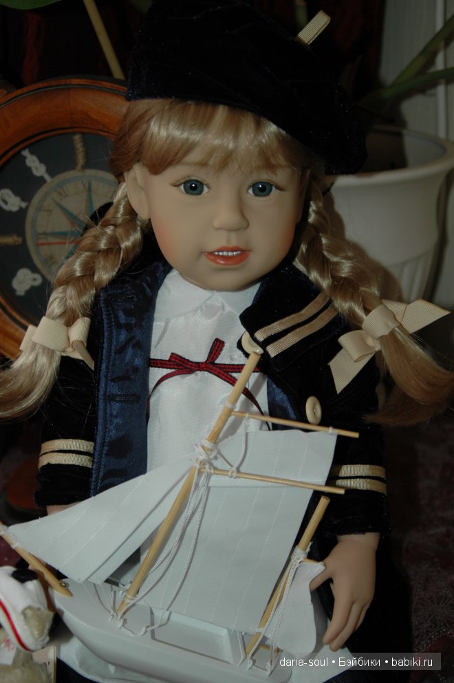 Лизонька приехала. Наша Лиза от Sissel Skille для Gotz (фото 7)