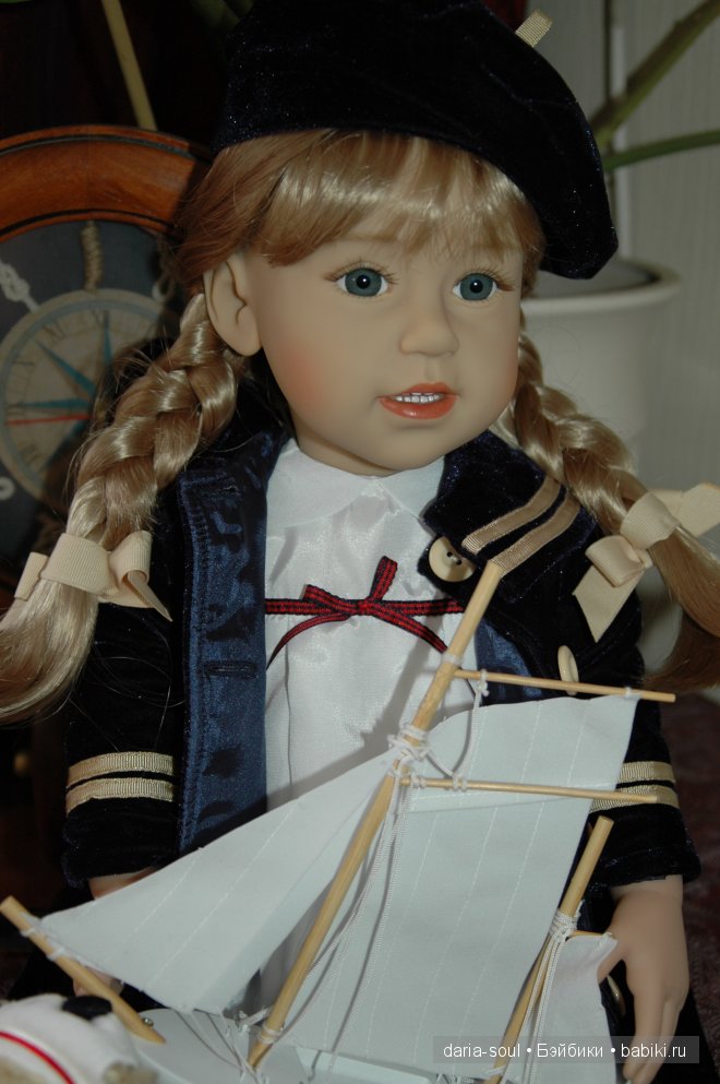 Лизонька приехала. Наша Лиза от Sissel Skille для Gotz (фото 8)