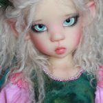 Miki fair Elf, мейкап+блашинг от Kaye Wiggs, аутфит Antique Lilac.