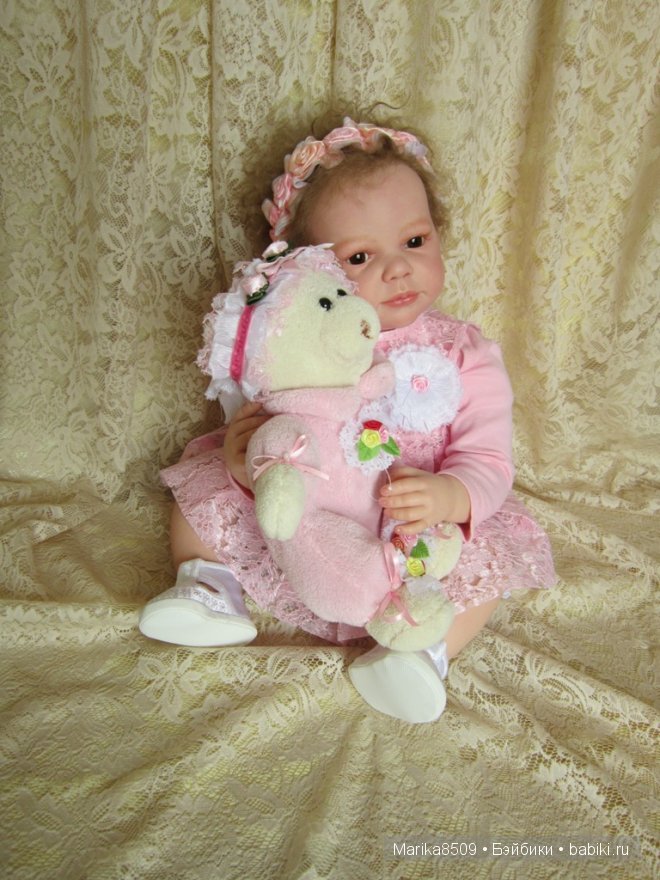 Малышка реборн Лола, мое кареглазое счастье