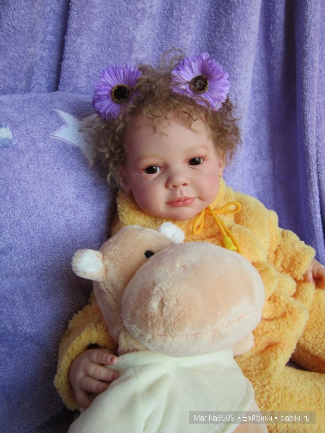 Малышка реборн Лола, мое кареглазое счастье