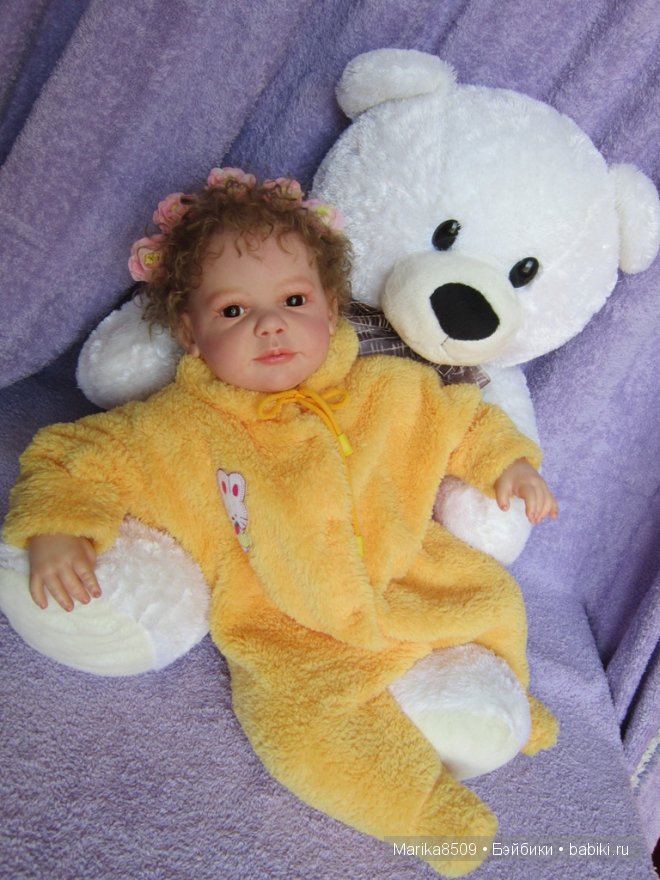 Малышка реборн Лола, мое кареглазое счастье