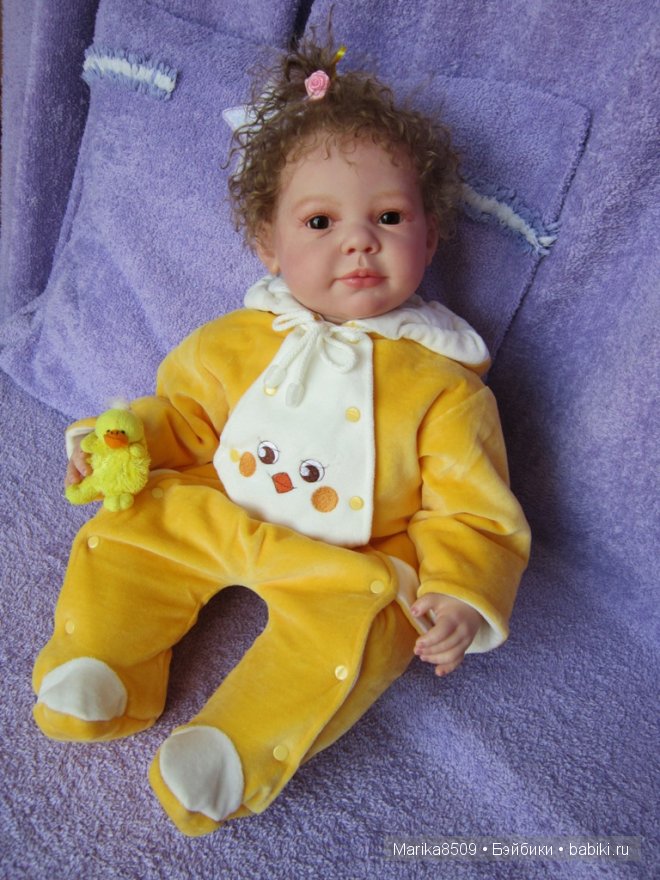 Малышка реборн Лола, мое кареглазое счастье