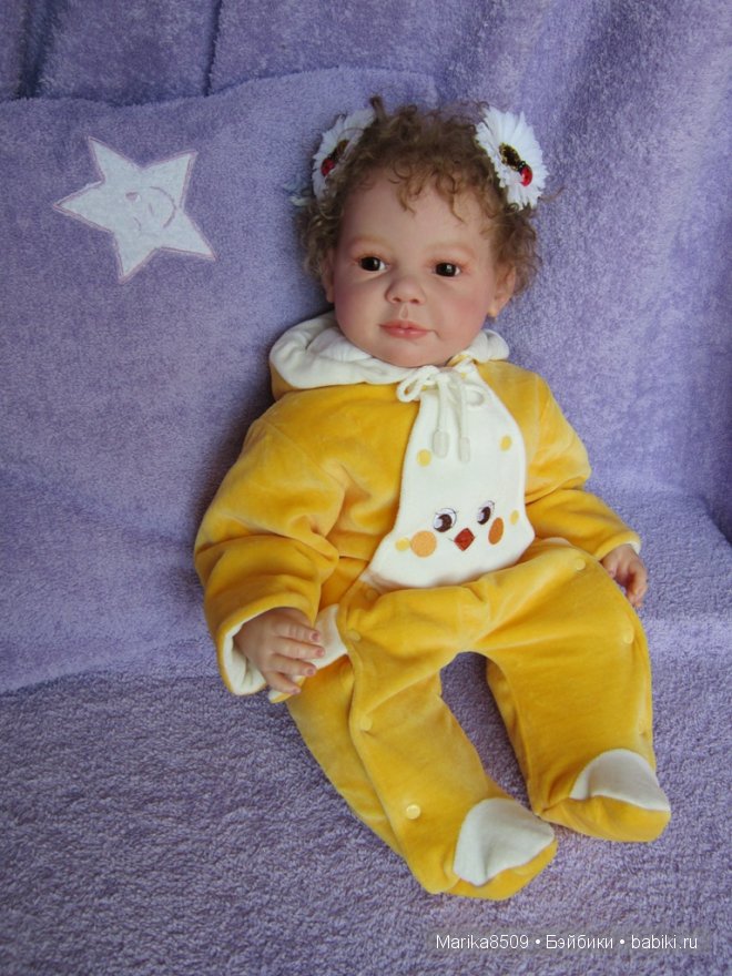 Малышка реборн Лола, мое кареглазое счастье