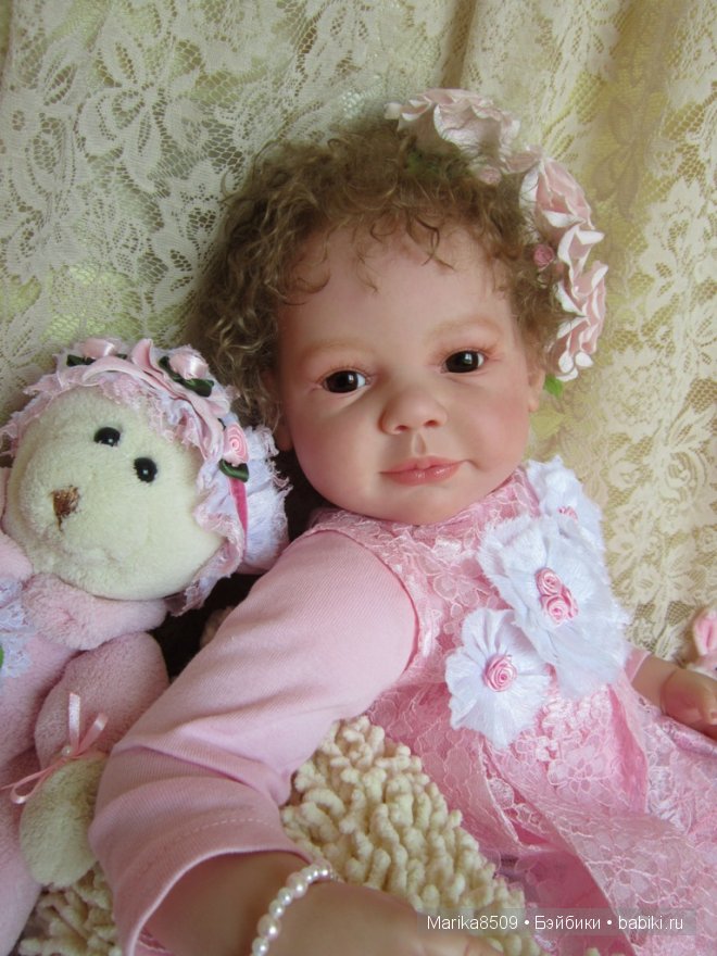 Малышка реборн Лола, мое кареглазое счастье