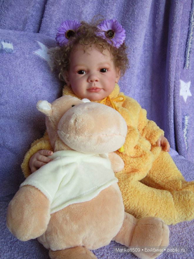 Малышка реборн Лола, мое кареглазое счастье