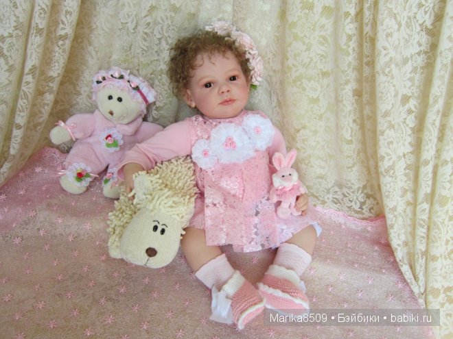 Малышка реборн Лола, мое кареглазое счастье