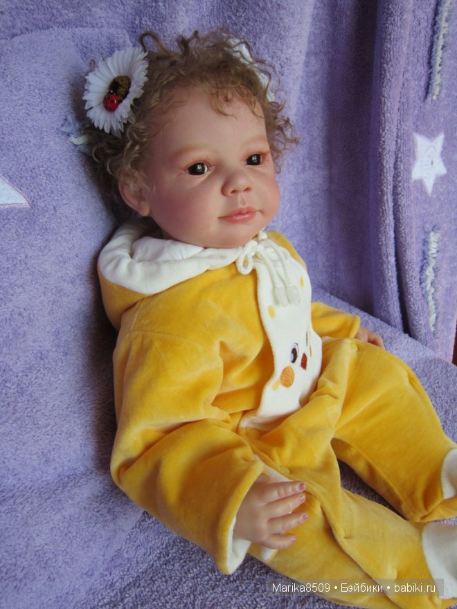 Малышка реборн Лола, мое кареглазое счастье