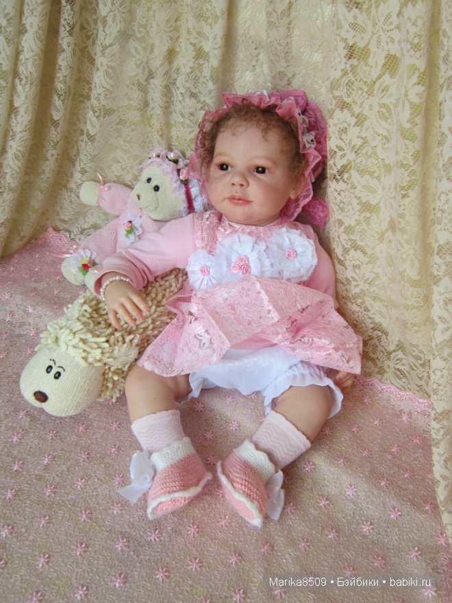 Малышка реборн Лола, мое кареглазое счастье