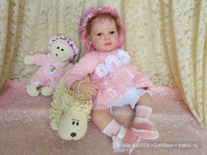 Малышка реборн Лола, мое кареглазое счастье