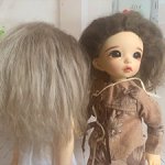 Парики для тиников Yosd, литлфи, р 6-7 новые