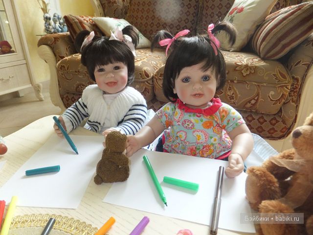 Художницы мои - Аля и Анита