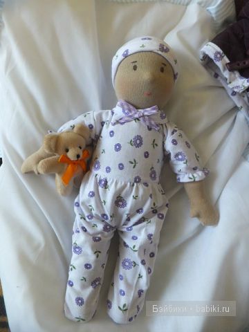 Текстильный малыш, который "родился" из ничего