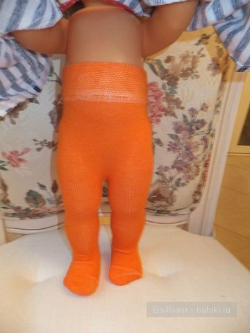 Оранжевые колготки