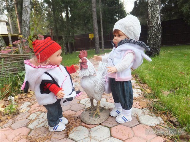 Провожая осень... Игровые куклы Паола Рейна, Ллоренс