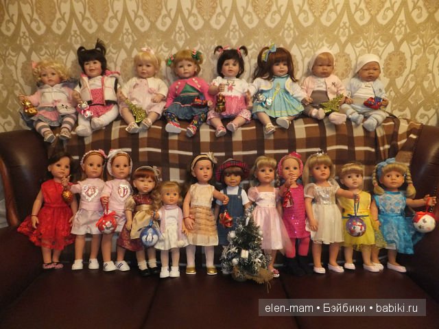 C Новым Годом! Кукольная семья разрослась