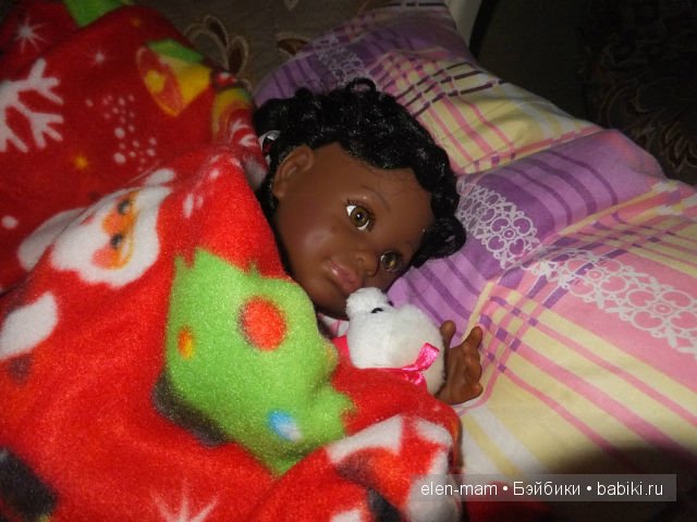 Изабелла засыпает