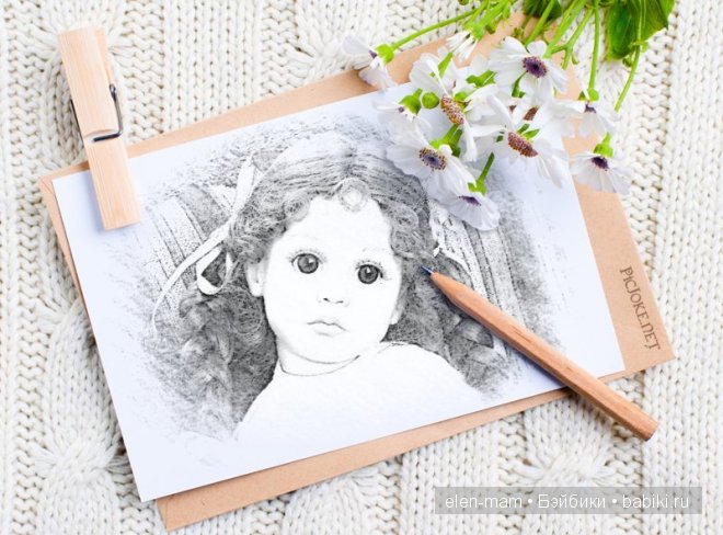 портрет карандашом 2