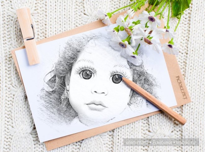 портрет карандашом 3