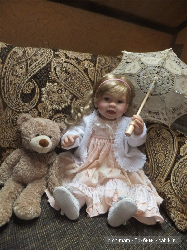 мишка и зонтик