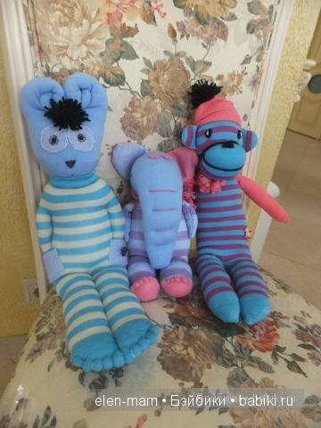 Одежда за 15 минут для наших кукол. Что можно сделать из носочков и гольфиков