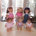 Три сестрички старшенькие и три сестрички младшенькие. Игровые куклы  Paola Reina и Berenguer