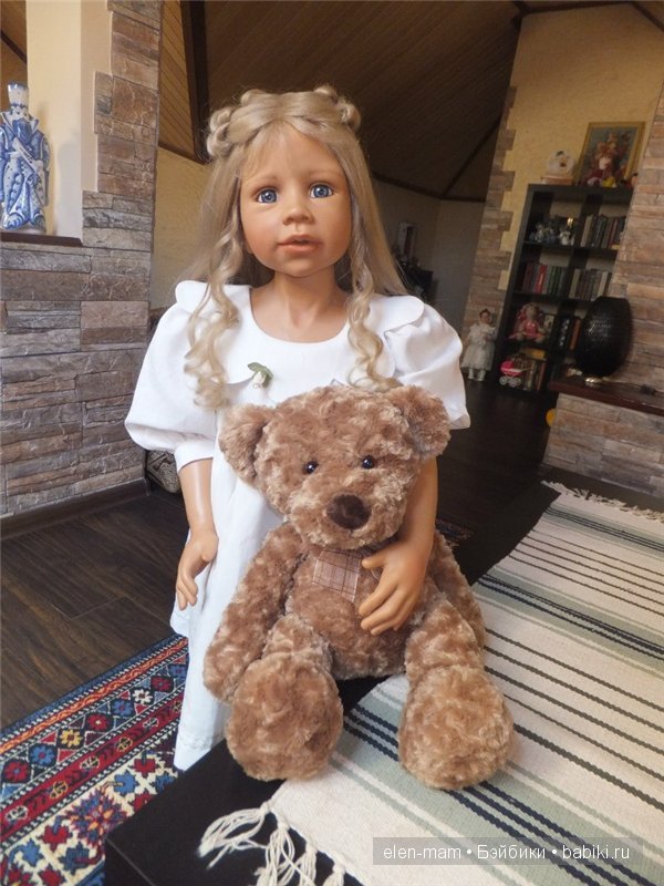 Лилиана с мишкой