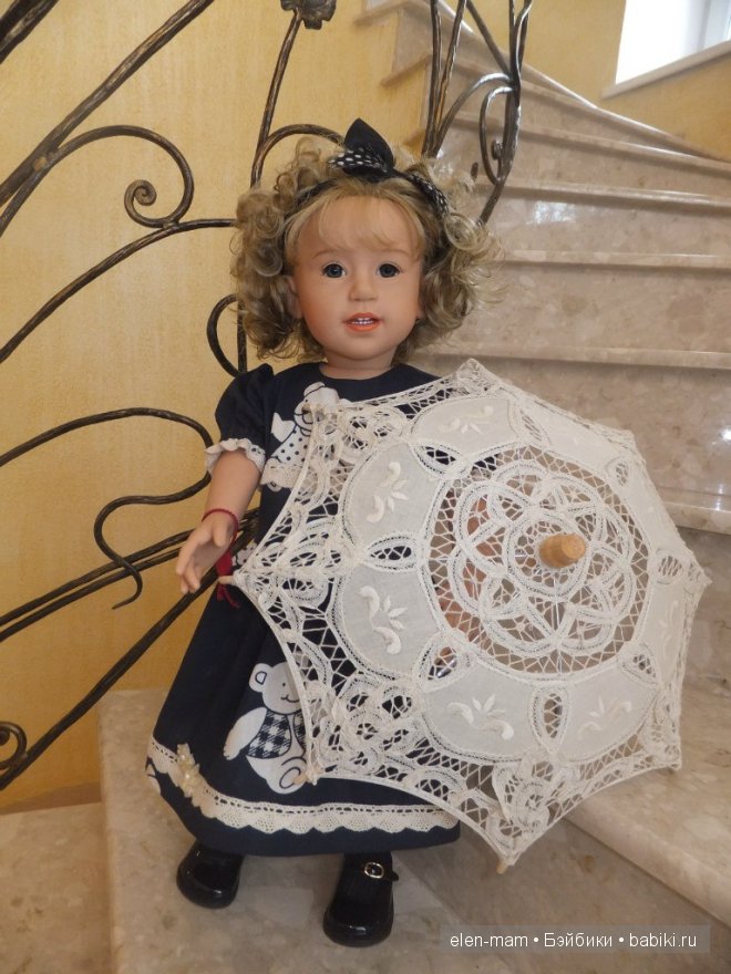 Платье "Мишки" для куклы Клары (фото 3)