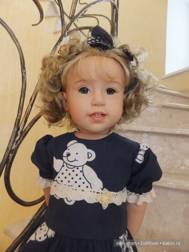 Платье "Мишки" для куклы Клары (фото 2)