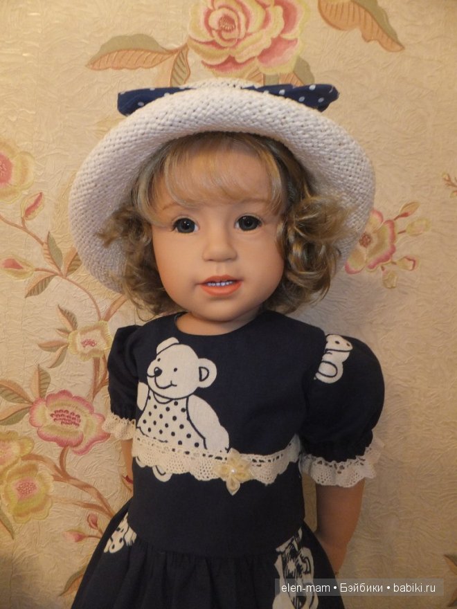Платье "Мишки" для куклы Клары (фото 5)