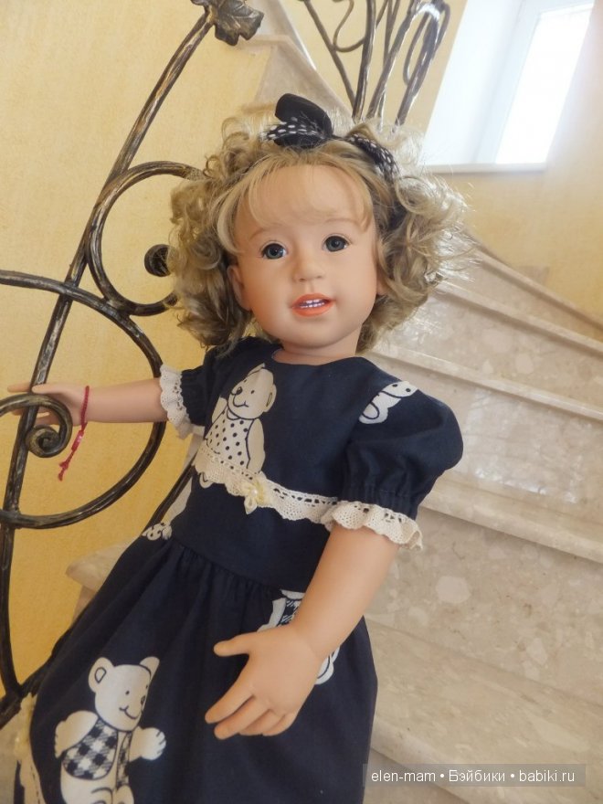 Платье "Мишки" для куклы Клары