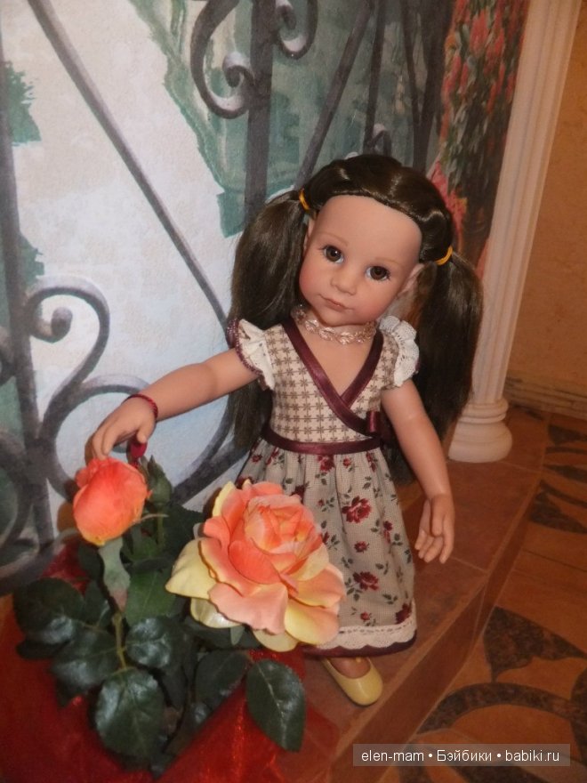 Вика и розы