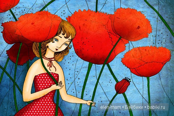 Красные маки | Бэйбики Красные маки — Одежда и обувь для кукол своими руками: фото