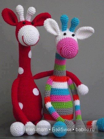 полосатые жирафики