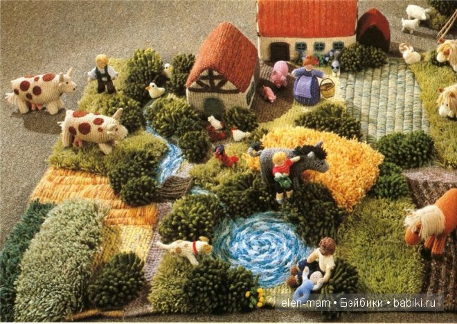 вязаный дом