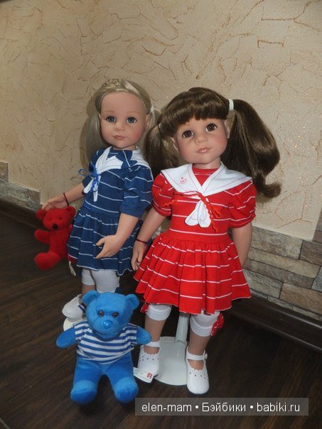 мишка красный, мишка синий