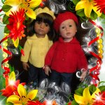 Вязаная история. Часть третья - Куклы в обновках